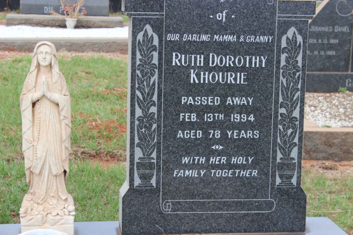 KHOURIE Ruth Dorothy -1994