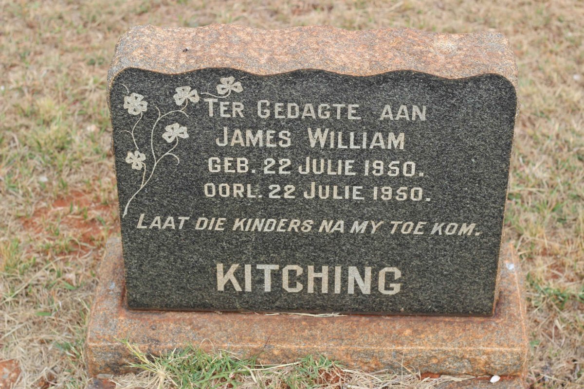 KITCHING James William 1950-1950