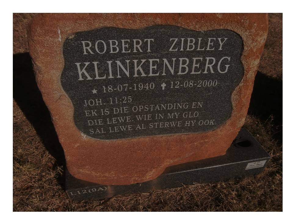 KLINKENBERG Robert Zibley 1940-2000