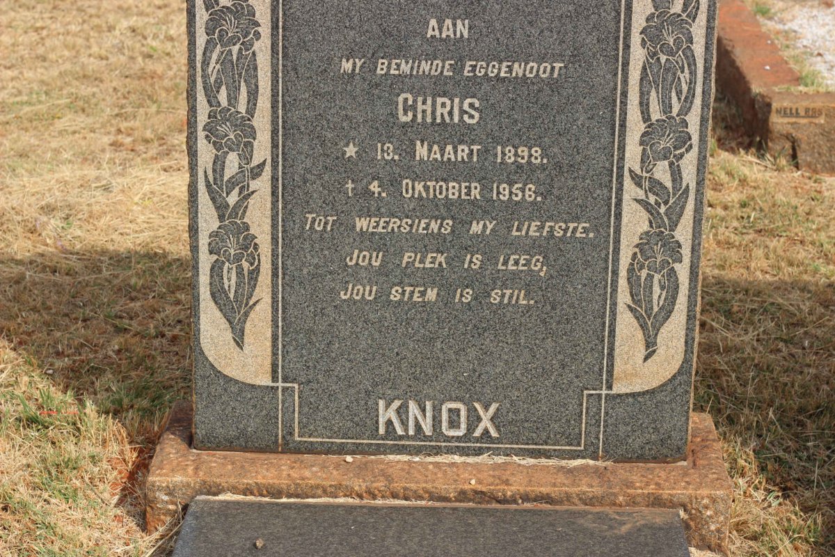 KNOX Chris 1898-1956