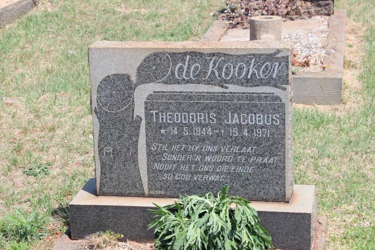KOOKER Theodoris Jacobus, de 1944-1971