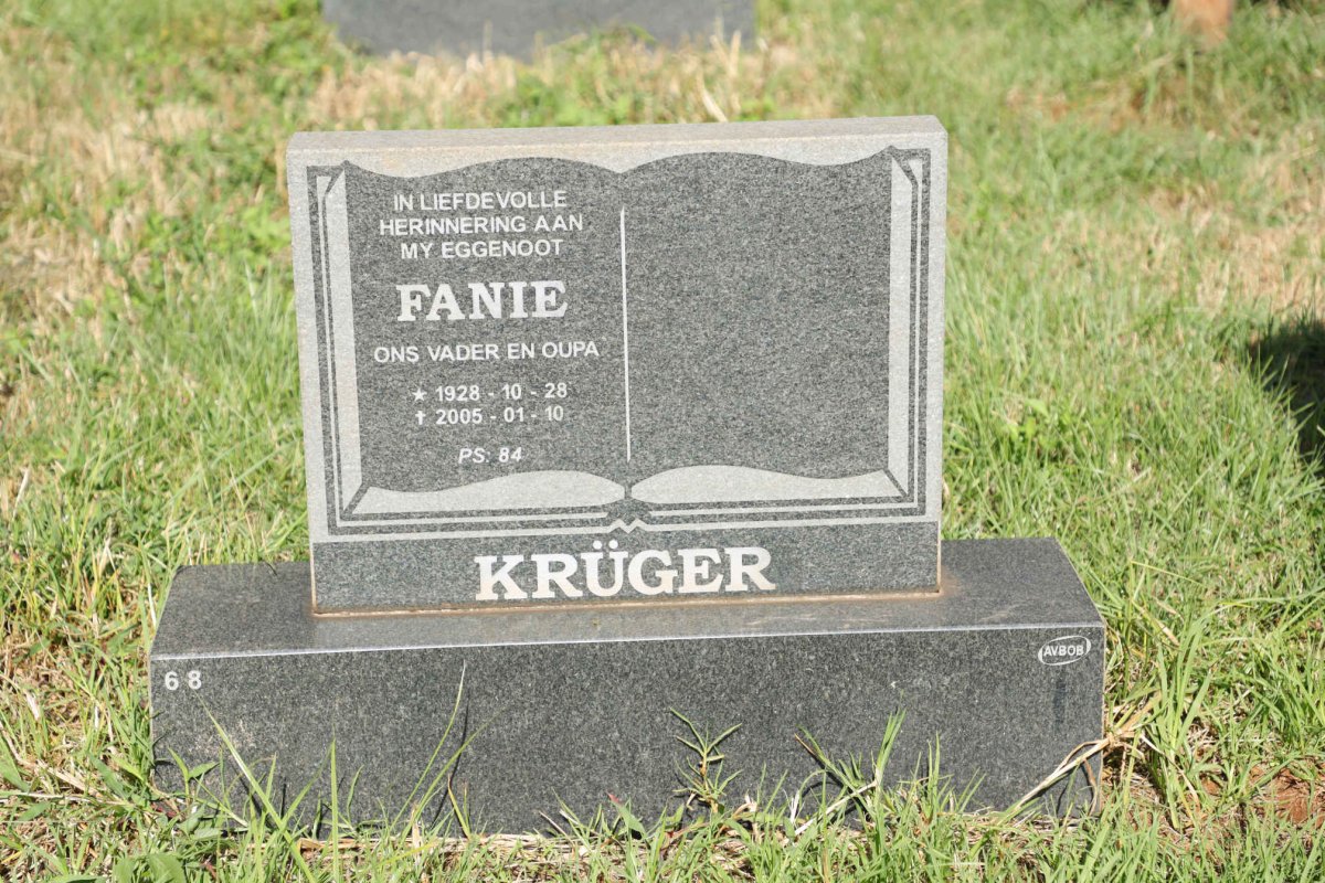 KRUGER Fanie 1928-2005