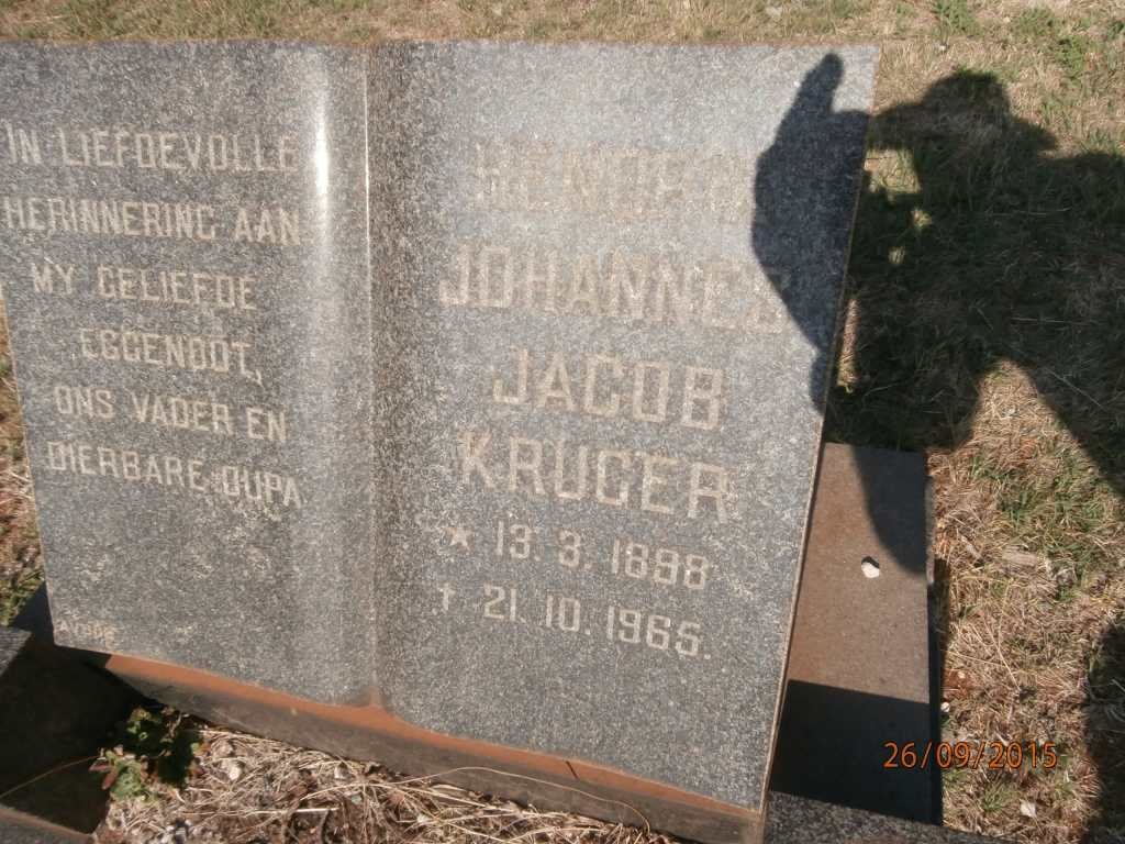 KRUGER Johannes Jacob 1898-1965