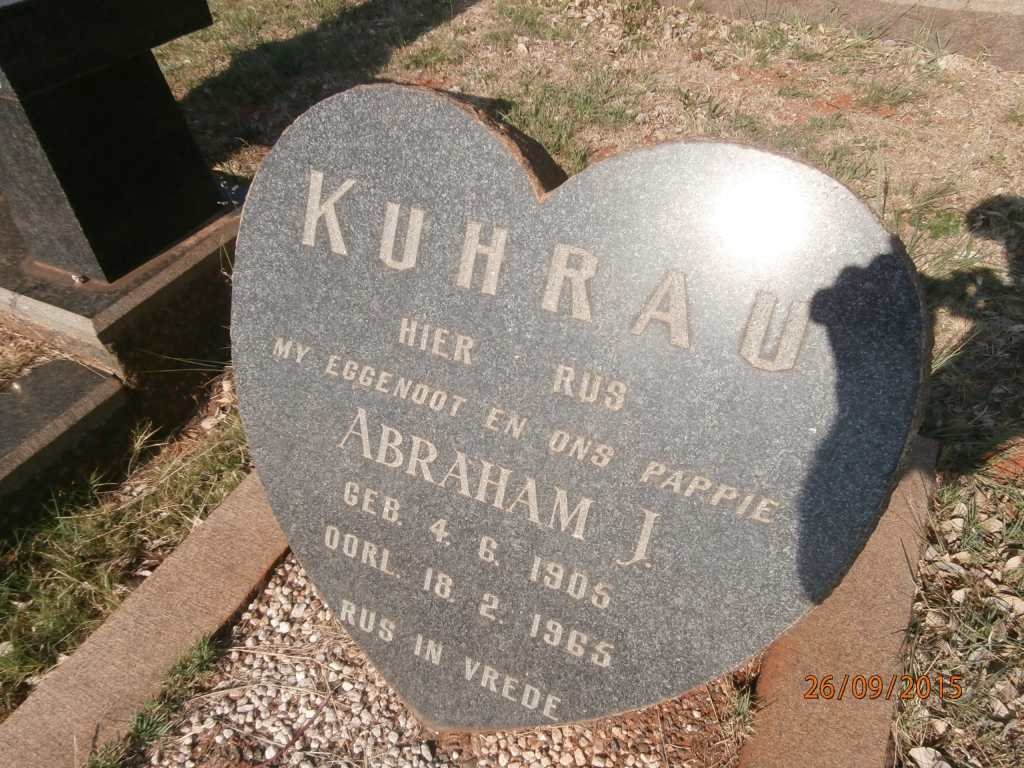 KUHRAU Abraham J. 1905-1965