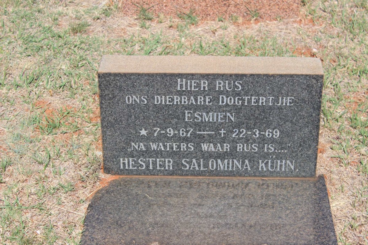 KÜHN Hester Salomina 1967-1969
