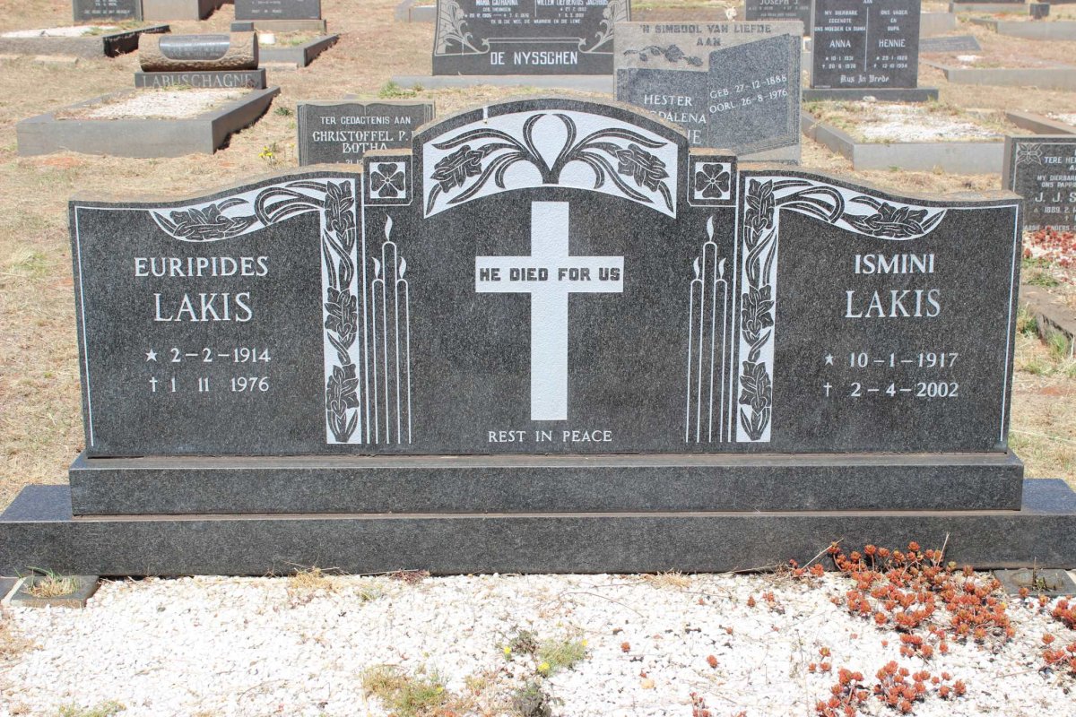 LAKIS Euripides 1914-1976 &amp; Ismini 1917-2002