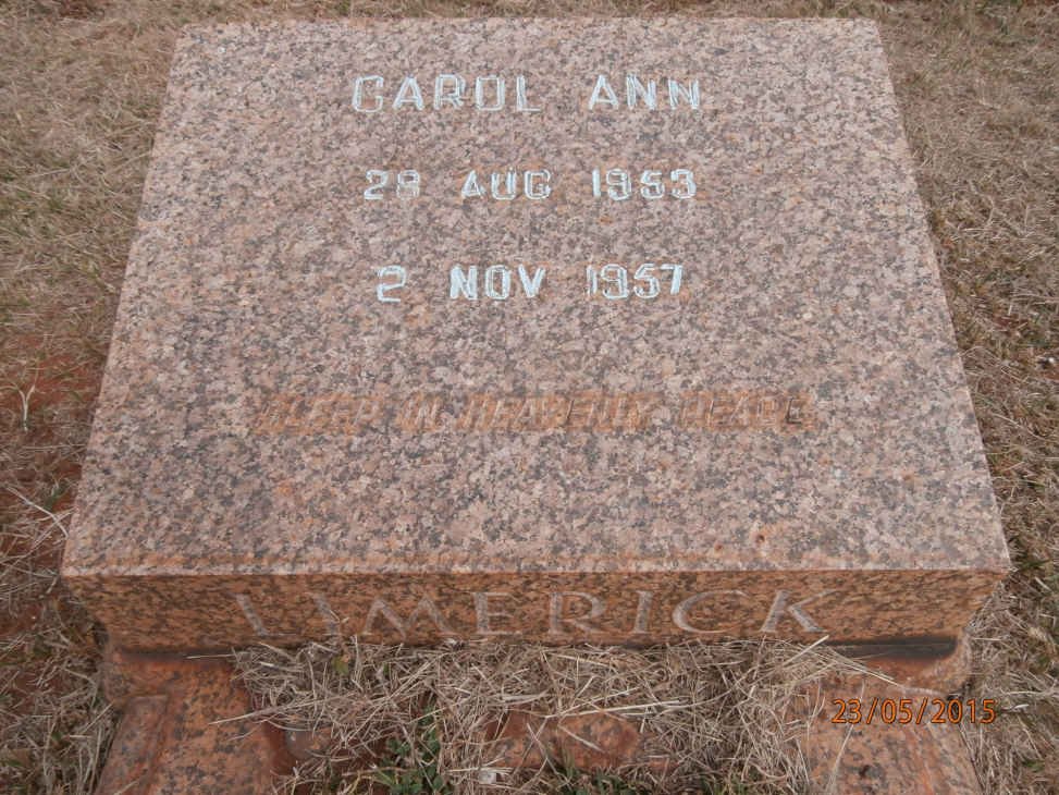 LIMERICK Carol Ann 1953-1957