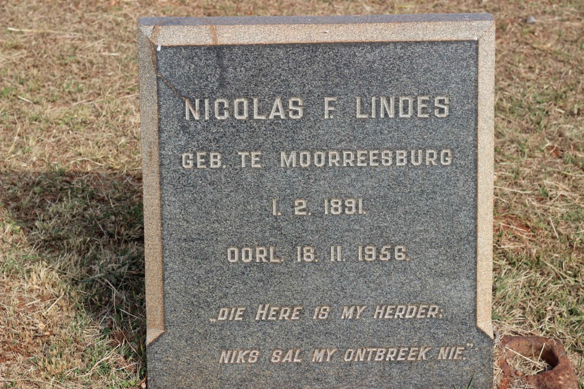 LINDES Nicolas F. 1891-1956