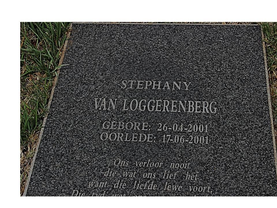 LOGGERENBERG Stephany, van 2001-2001