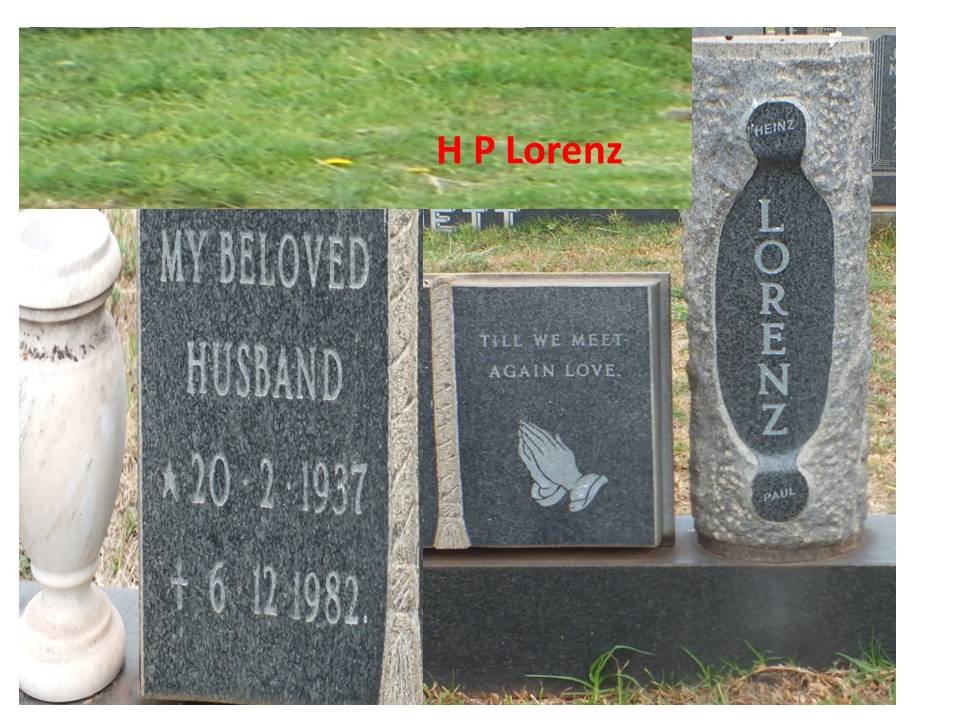 LORENZ Heinz Paul 1937-1982