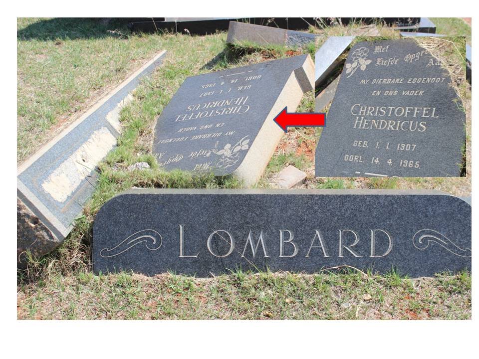 LOMBARD Christoffel Hendricus 1907-1965
