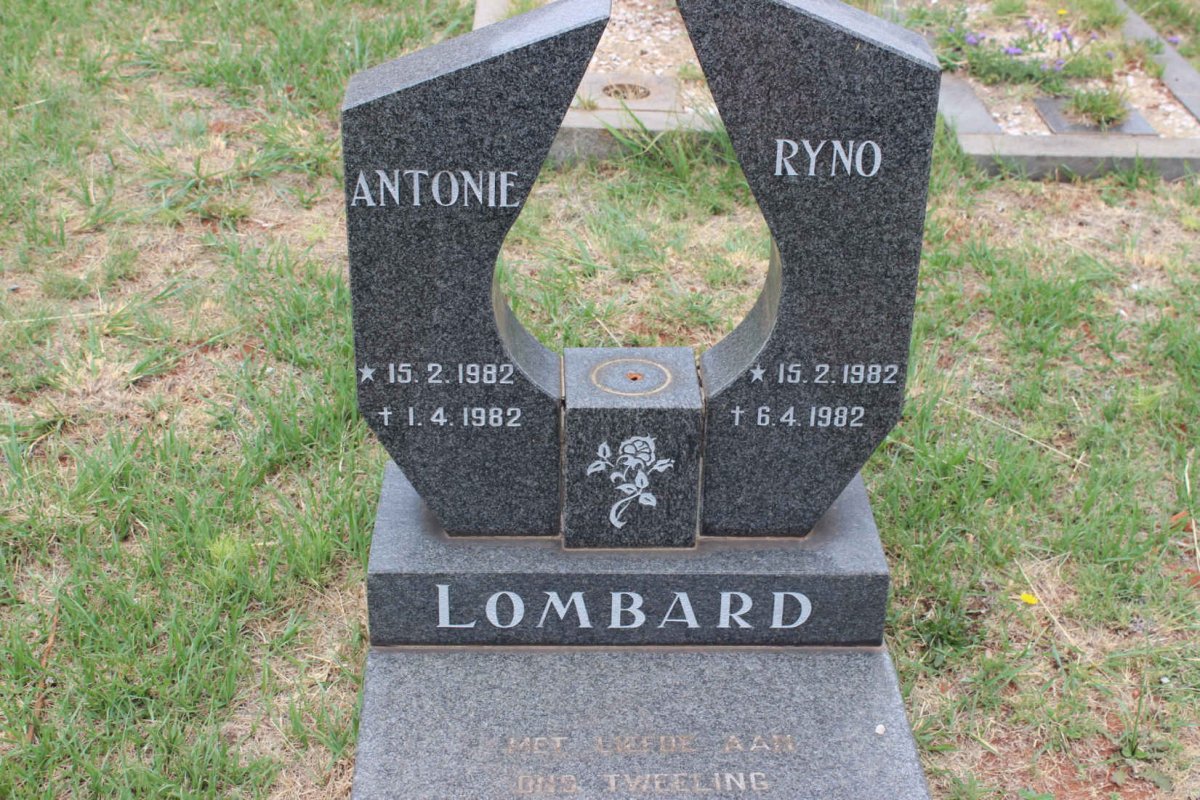 LOMBARD Antonie 1982-1982 :: LOMBARD Ryno 1982-1982
