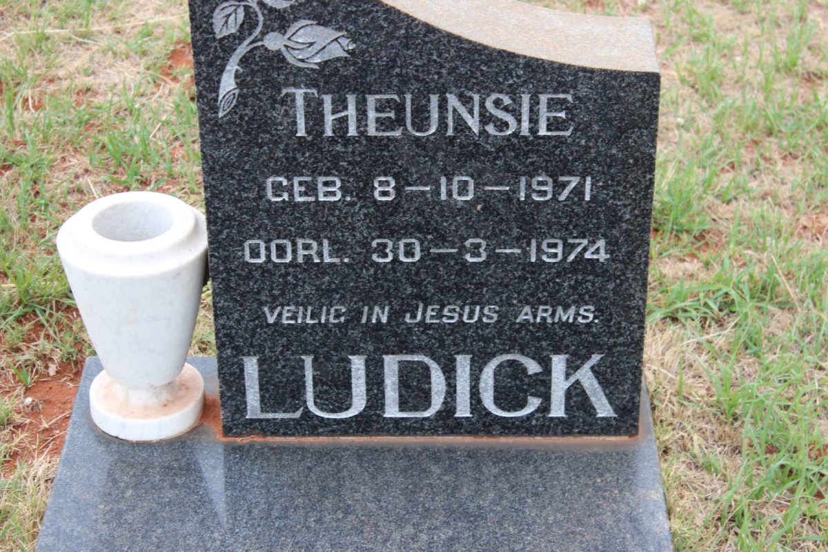 LUDICK Theunsie 1971-1974