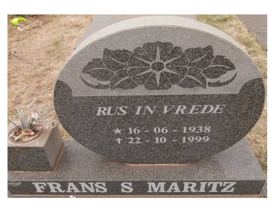MARITZ Frans S. 1938-1999