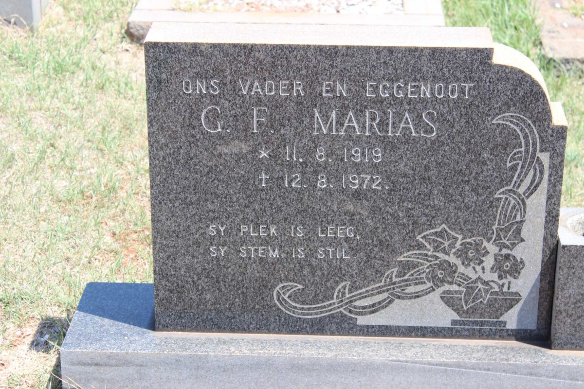 MARAIS G.F.1919-1972