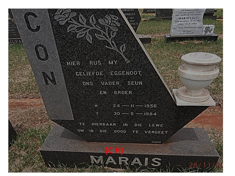 MARAIS C.H. 1956-1984