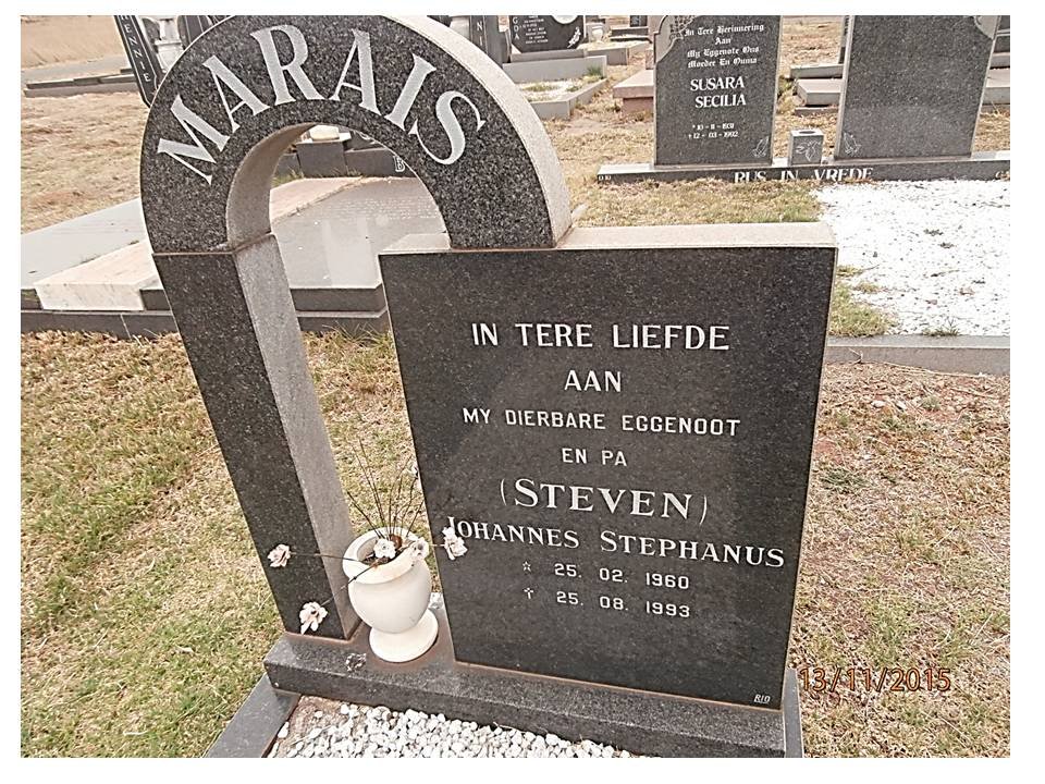 MARAIS Johannes Stephanus 1960-1993