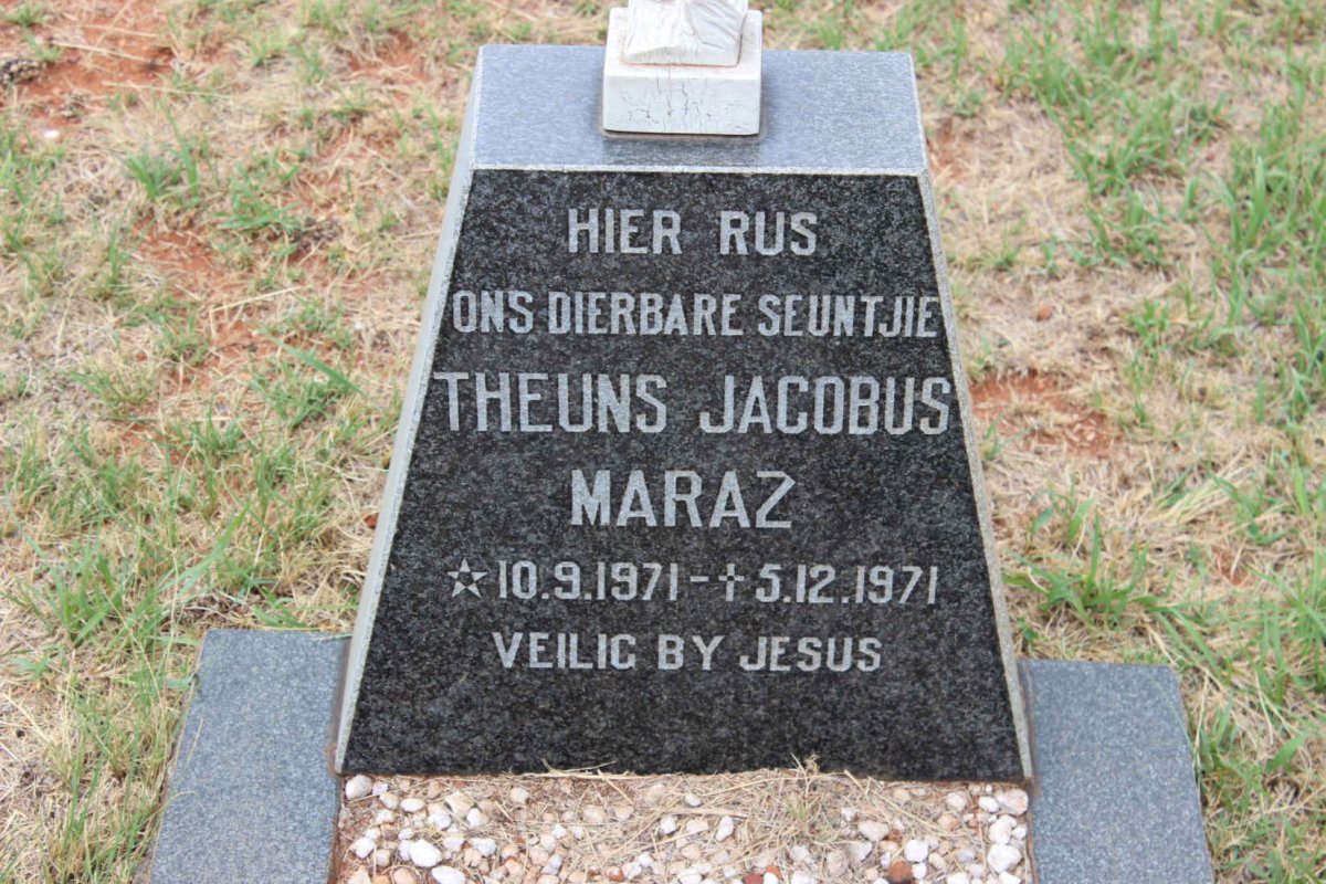 MARAZ Theuns Jacobus 1971-1971