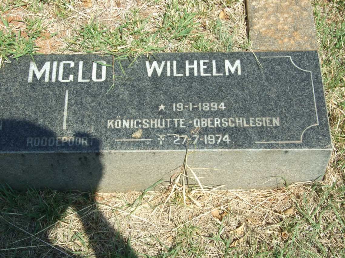 MIGLO Wilhelm 1894-1974