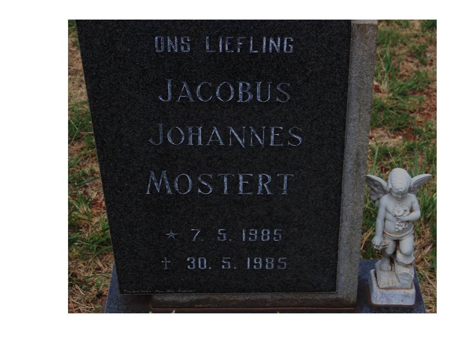 MOSTERT Jacobus Johannes 1985-1985