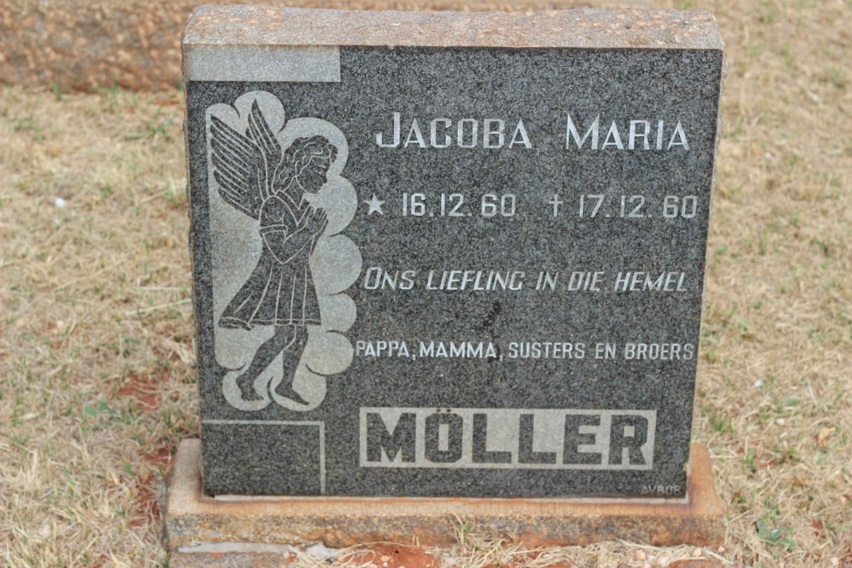 MOLLER Jacoba Maria 1960-1960