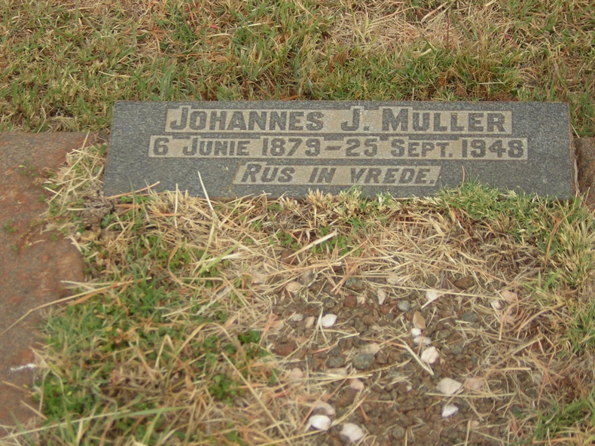 MULLER Johannes J. 1879-1948