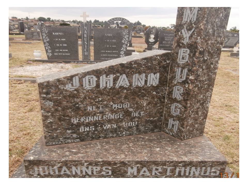 MYBURGH Johannes Marthinus
