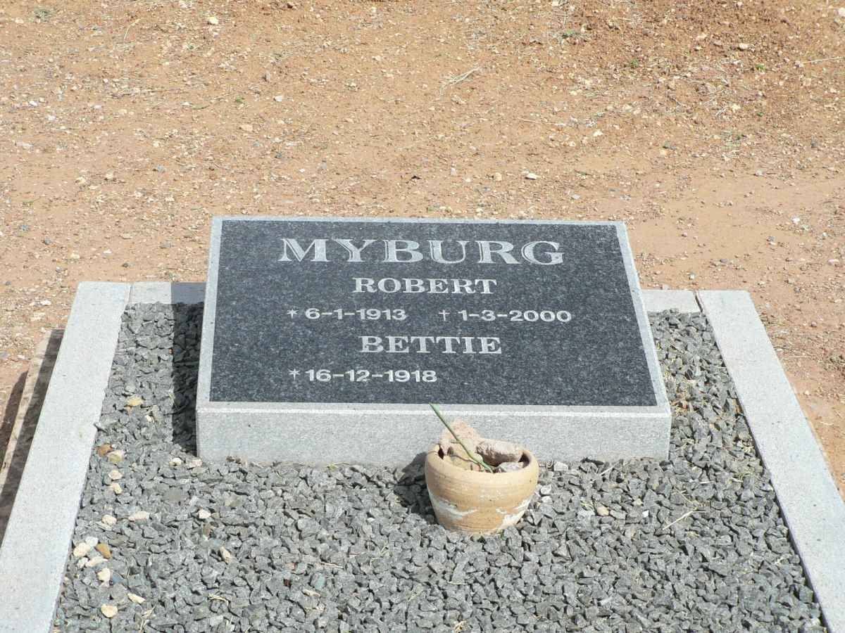 MYBURG Robert 1913-2000 &amp; Bettie 1918-