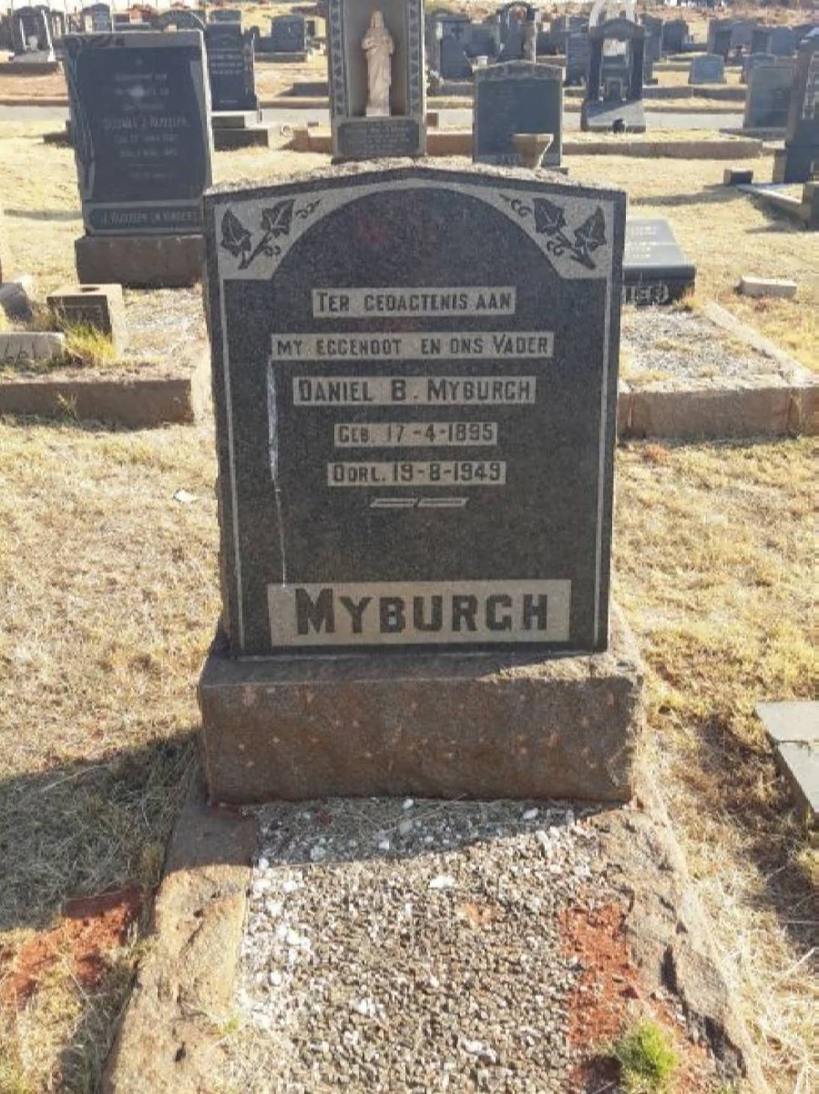 MYBURGH Daniel B. 1895-1949