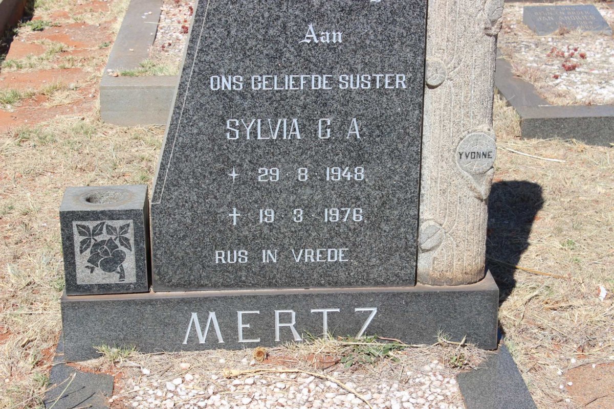 MERTZ Sylvia C.A. 1948-1976