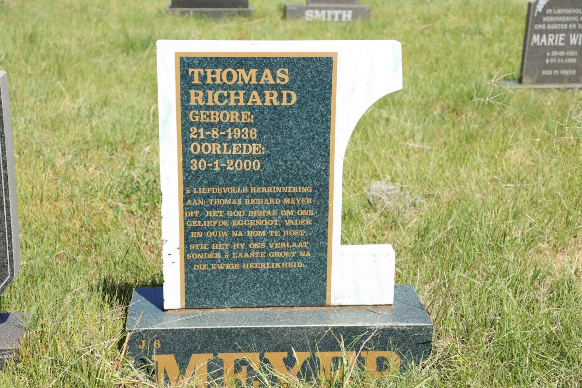MEYER Thomas Richard 1936-2000