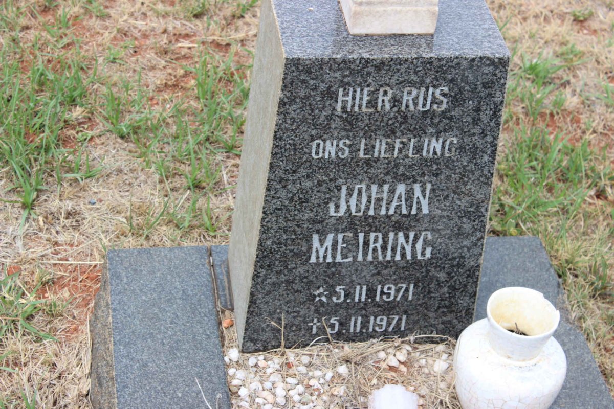 MEIRING Johan 1971-1971