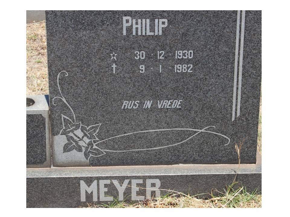 MEYER Philip 1930-1982