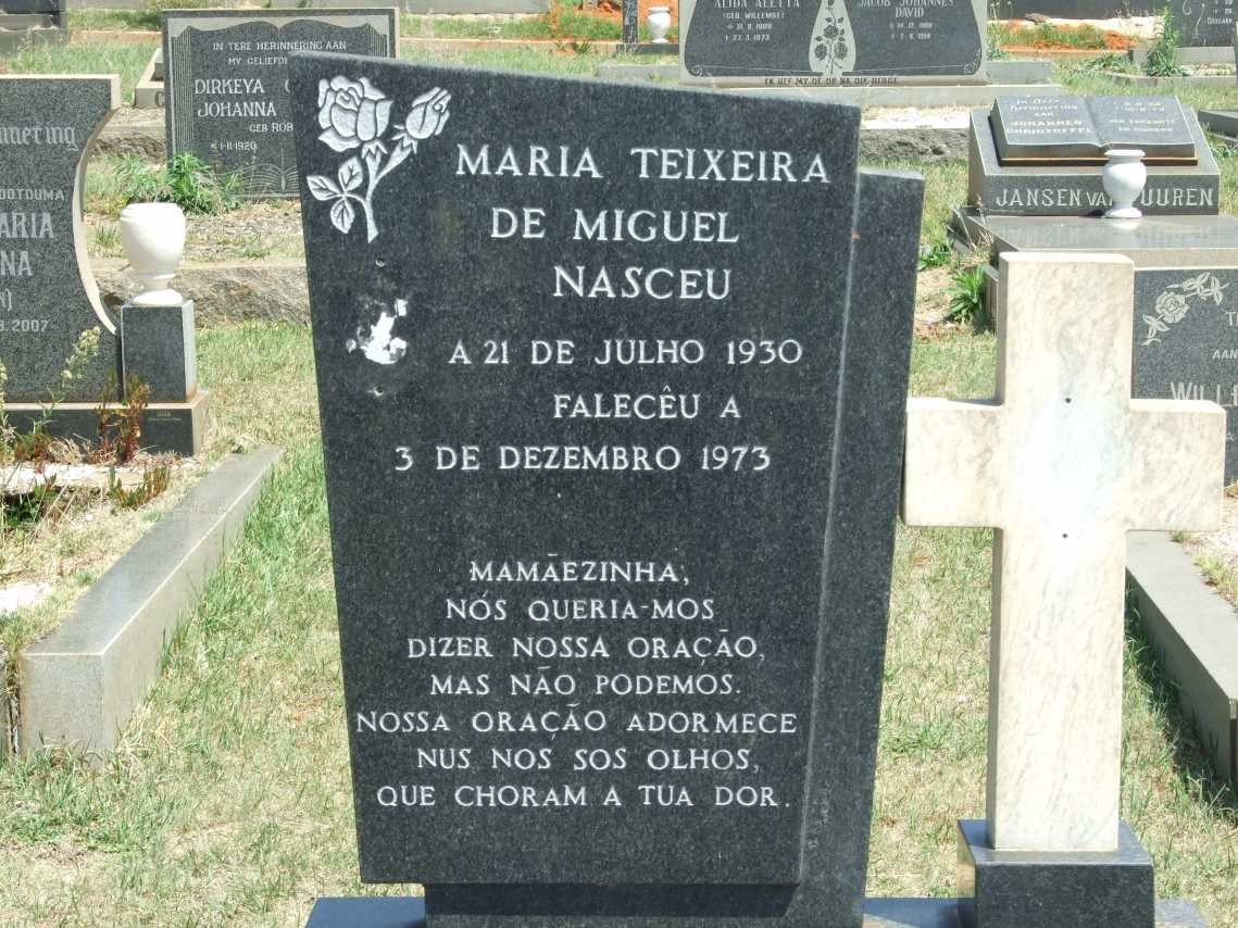 NASCEU Maria Teixeira de Miguel 1930-1973
