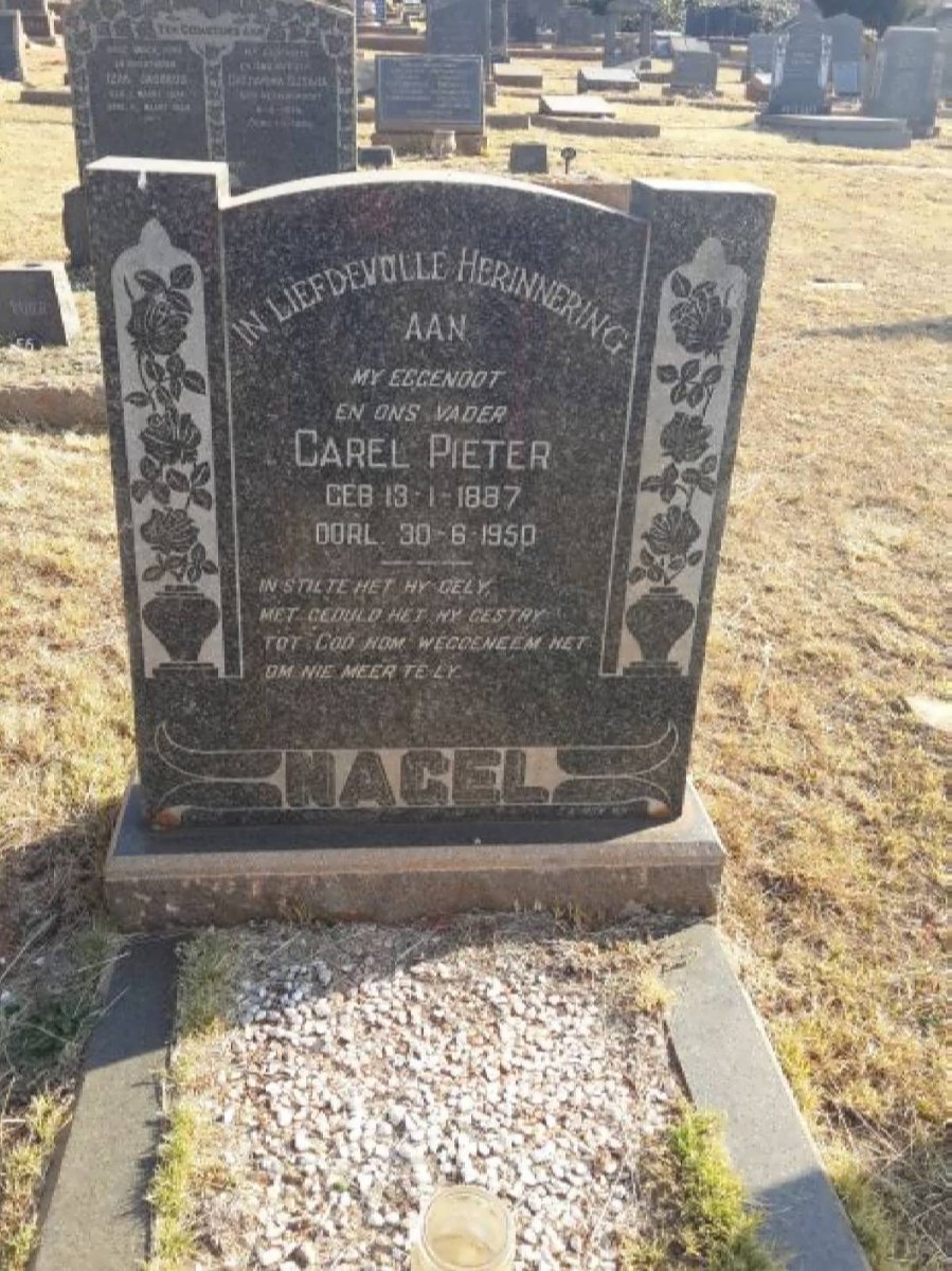 NAGEL Carel Pieter 1887-1950