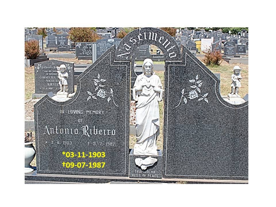 NASCIMENTO Antonio Ribeiro 1903-1987