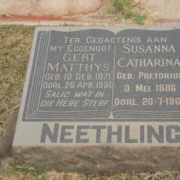 Neethling GM _ SC _nee Pretorius_