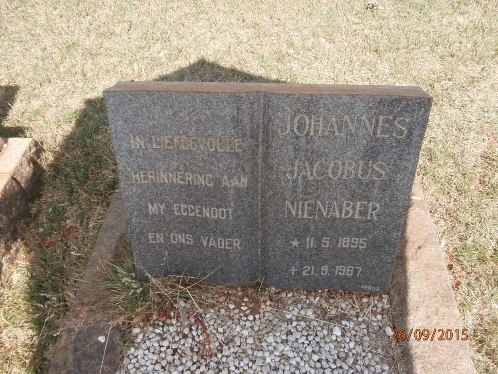 NIENABER Johannes Jacobus 1895-1967