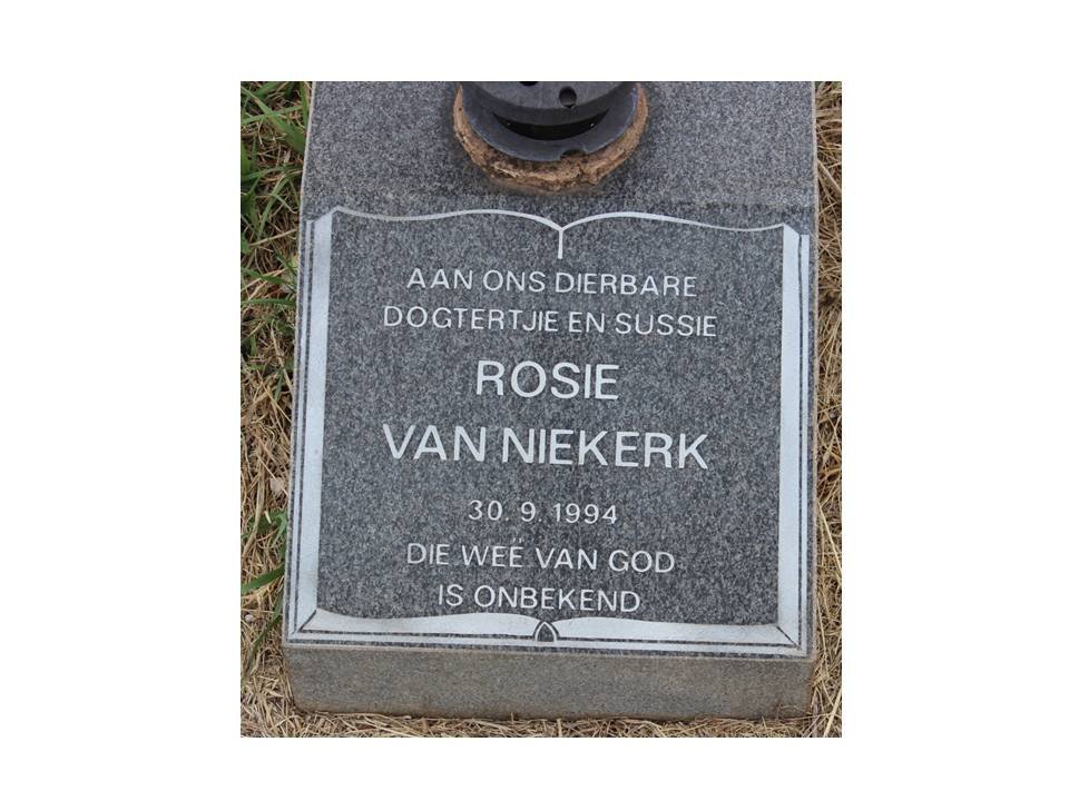 NIEKERK Rosie, van 1994