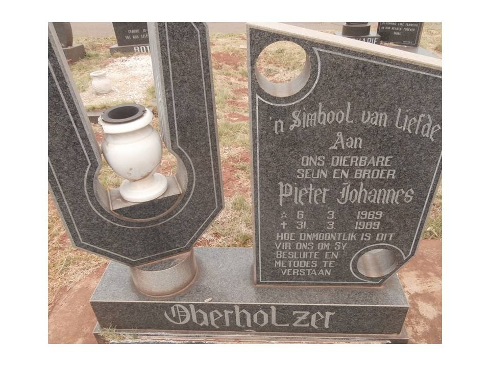 OBERHOLZER Pieter Johannes 1969-1989