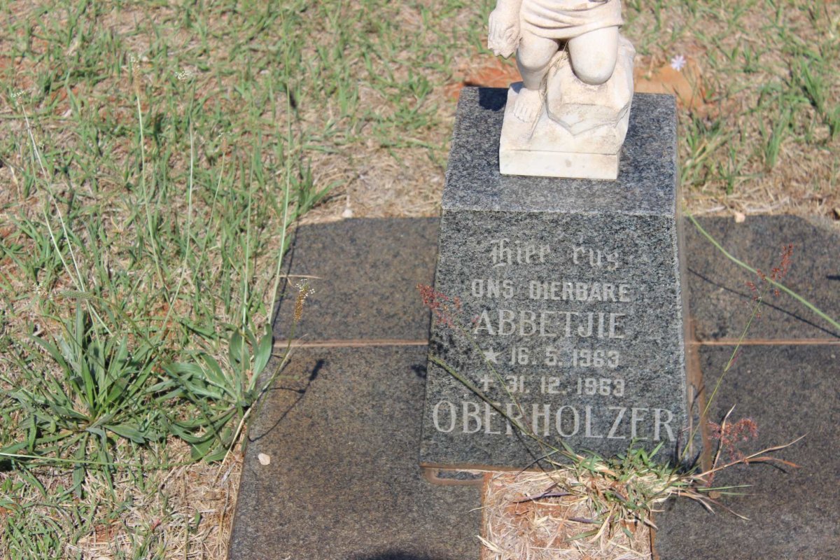 OBERHOLZER Abbetjie 1963-1963