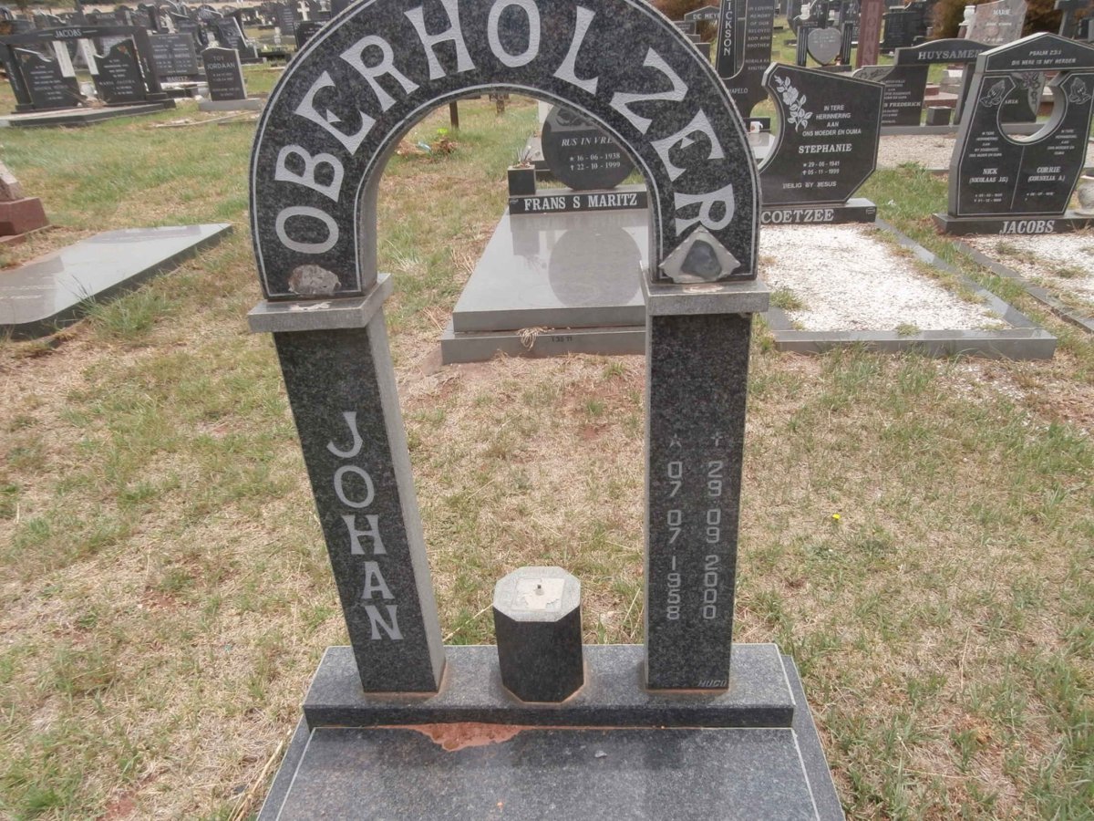 OBERHOLZER Johan 1958-2000