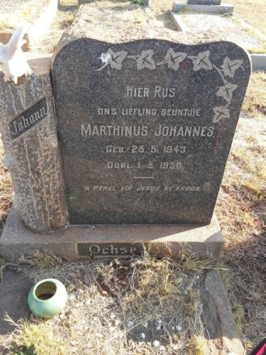 OCHSE Marthinus Johannes 1943-1950