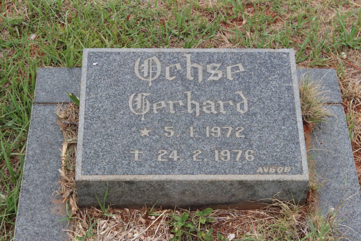 OCHSE Gerhard 1972-1976