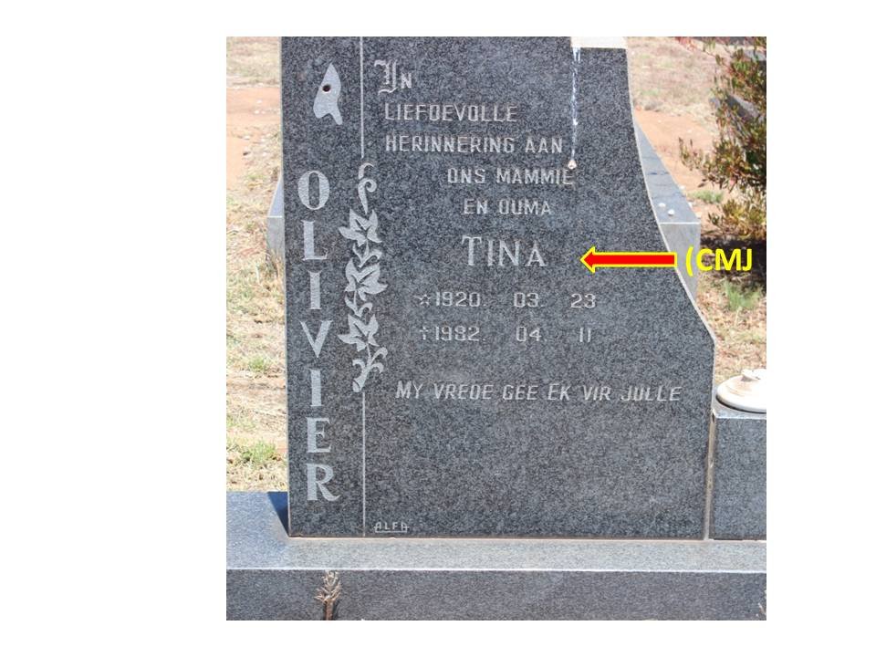 OLIVIER C.M.J. 1920-1982