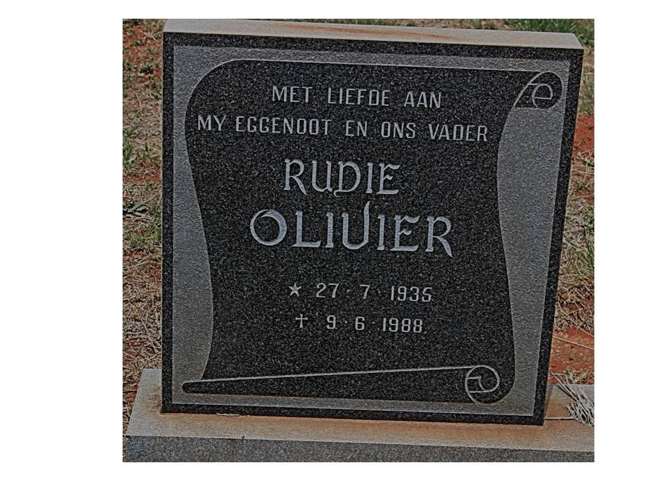 OLIVIER Rudie 1935-1988