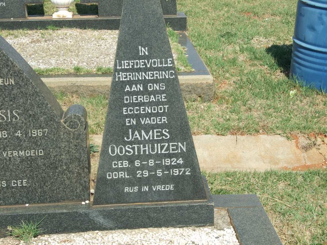 OOSTHUIZEN James 1924-1972