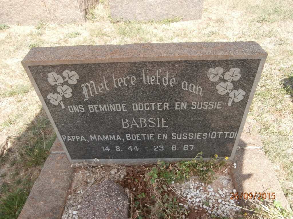 OTTO Babsie 1944-1967