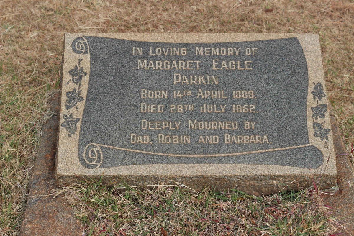 PARKIN Margaret Eagle 1888-1952