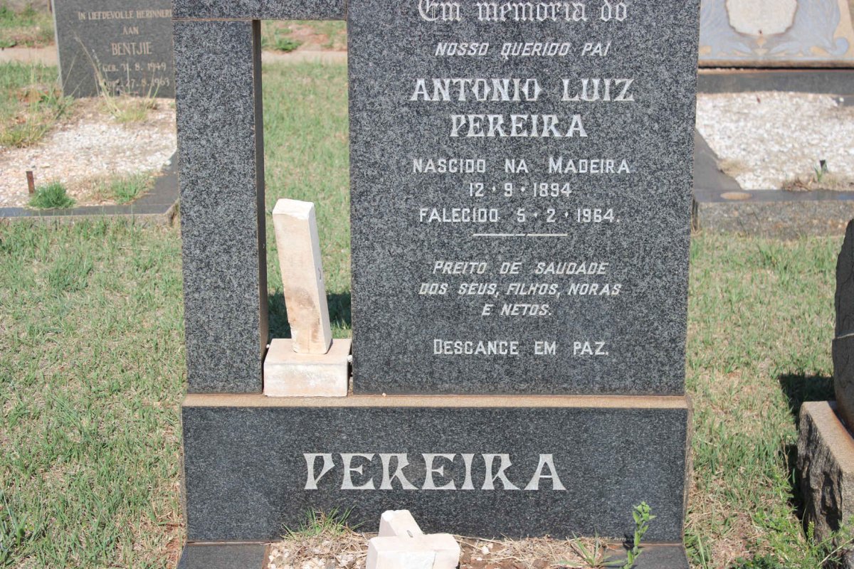 PEREIRA Antonio Luis 1894-1964